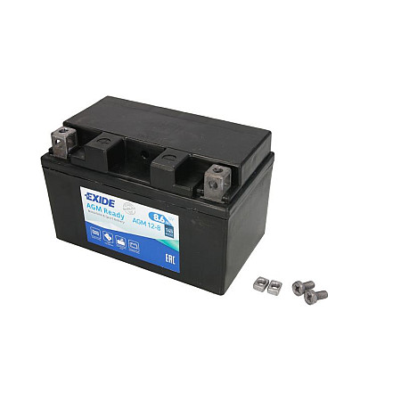 Acumulator Pornire SLA12-8 Exide Gel Baterie 12 V 8.6 Ah 150x87x93 190A EXIDE YTZ10S-BS EXIDE READY