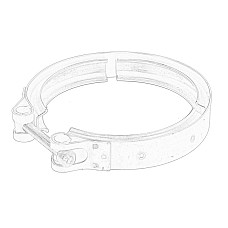 Colier, sistem de esapament Colier metalic eava evacuare IVECO OE IVECO 41201881