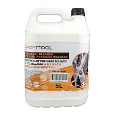 Agent special Solutie speciala 5L 1buc agent de curatare pentru spalatorii sub presiune aplicatie: beton etaje gresiei lemn masini metal nivelul dispozitivului pereti plastic indeparteaza: murdarirea su PROFITOOL 1305-01-0036E