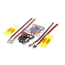 Kit repar. cabluri, ventilat. habitaclu(sist.preincalz.motor Fir de cablu pentru ventilator de incalzire 100mm ALFA ROMEO MITO FIAT DOBLO DOBLO CARGO GRANDE PUNTO LINEA PUNTO PUNTO EVO OPEL CORSA D CORSA D/HATCHBACK 0.9-2.0D 06.05- SENCOM SEN503090-S