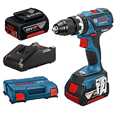 Surubelnita burghiu Drill-screwdriver impact power supply: battery-powered GSB 18V-EC 15-13mm voltage: 18V maximum torque: 60Nm 2 x 5 Ah Li-Ion BOSCH 0 601 9E9 120