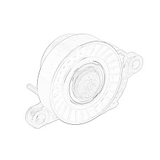 Intinzator,curea transmisie Multi-V-belt tensioner MERCEDES AMG GT C190 AMG GT R190 AMG GT X290 CLS C257 E T-MODEL S213 E W213 G W463 GLC C253 GLC X253 S A217 S C217 3.0H/4.0 01.17- OE MERCEDES 177 200 34 00