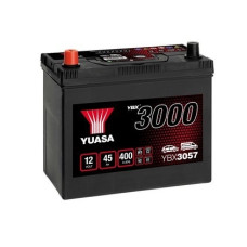 Acumulator Pornire Battery YUASA 12V 45Ah/400A YBX3000 SMF L+ standard 238x129x225 B00 starting YUASA YBX3057