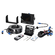 Camera pentru mers inapoi, parcare asistata Reversing camera/monitor set display: 7 inch housing material: waterproof power supply: 12/24V view angle: 150 temperature range: 70/-20C IP69K video format: NTSC/PAL housing material: water VIGNAL VALD16033