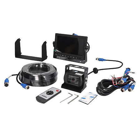 Camera pentru mers inapoi, parcare asistata Reversing camera/monitor set display: 7 inch housing material: waterproof power supply: 12/24V view angle: 150 temperature range: 70/-20C IP69K video format: NTSC/PAL housing material: water VIGNAL VALD16033