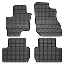 Covorase de Cauciuc, 4 buc, Fata/Spate, cauciuc, set, culoare negru, SUV