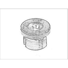 Surub de golire, baia de ulei ulei MAN scurgere mufa M22x1 5 cu flansa la cheie 10 F2000. OE M.A.N. 06.08042.0307MAN