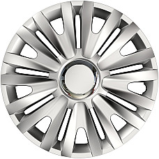 Set capace roti auto Cridem Royal RC 4buc - Argintiu/Crom - 14''