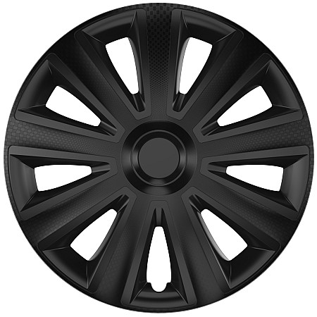 Set capace roti auto Cridem Aviator Carbon 4buc - Negru - 14''