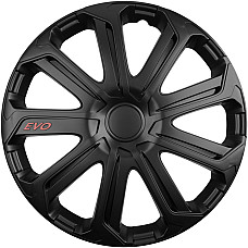Set capace roti auto Cridem Evo 4buc - Negru - 15''