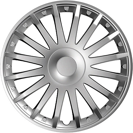 Set capace roti auto Cridem Crystal 4buc - Argintiu - 16''