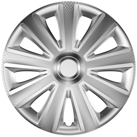 Set capace roti auto Cricem Aviator Carbon 4buc - Argintiu - 16''