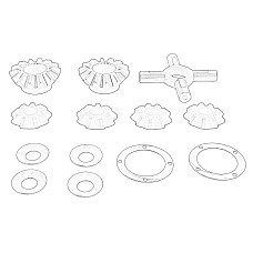 Set reparatie, diferential IVECO IVECO DAILY diferential 59.12 OE IVECO 7178019