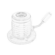 Cilindru receptor ambreiaj Hydraulic concentric bearing DODGE CHALLENGER CHALLENGER SE 5.7/6.1/6.4 01.08- CHRYSLER 05038118AB