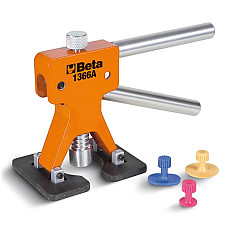 Alte dispozitive si unelte de manipulare a caroseriei Wyciagarka do wgniecen z zestawem 19 nakladek do przyklejania BETA BE1366A