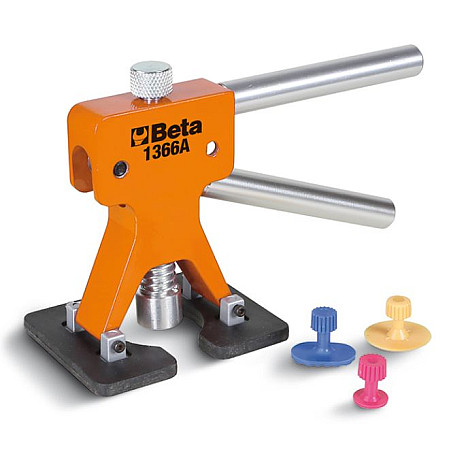 Alte dispozitive si unelte de manipulare a caroseriei Wyciagarka do wgniecen z zestawem 19 nakladek do przyklejania BETA BE1366A