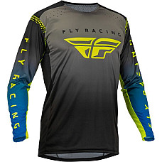 Tricou Camasa off road FLY RACING LITE culoare albastru fluorescent gri galben marimea 376 722