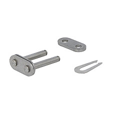 "Set conexiune, cuplaj rapid 9525 0375"" chain link number of rows 2 standard Brit. spring connector stainless straight plate" TSUBAKI RF06B-SS-2 CL SC /TSUABKI