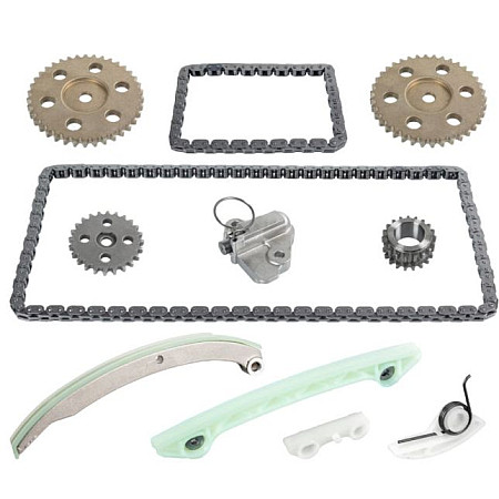 Chit lant de distributie Timing set chain + sprocket VOLVO C30 S40 II V50 V70 III FORD C-MAX FIESTA V FOCUS C-MAX FOCUS II GALAXY II GALAXY MK II MAVERICK MONDEO III MONDEO IV S-MAX 1.8-2.3 10.00- SWAG SW33100290