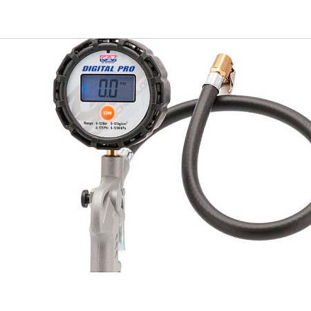 Inflating guns and manometers Inflating gun for pumping to checking air pressure digital pressure bar: 0-12 bar agricultural vehicles buses delivery cars passenger cars Trucks AIRPRESS 42073