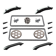 Chit lant de distributie Timing set chain + sprocket  CHRYSLER 300C JEEP GRAND CHEROKEE GRAND CHEROKEE IV LANCIA THEMA MASERATI GHIBLI III LEVANTE QUATTROPORTE VI 3.0D 01.11- SWAG SW33101793