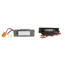 Elemente iluminare Licence plate lamp LED ligght colour: white set 12V with road approval  FORD FIESTA V FUSION MONDEO II 08.96-12.12 M-TECH CLP034
