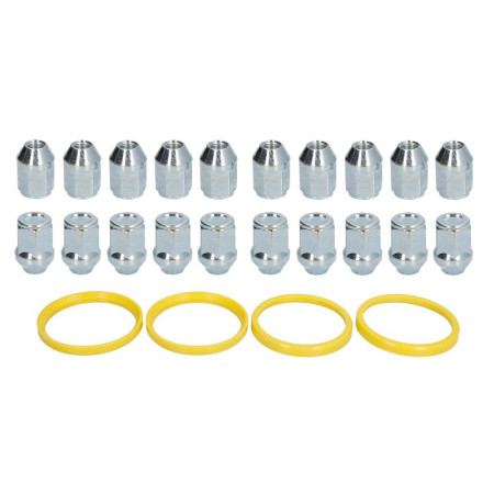 Trusa de montare a jantei de aliaj Fitting kit N 76x661 N M12x125 K21 CLOSED 1 kit / 4 wheels - B/N qty 20 MAK MAK 8000000490