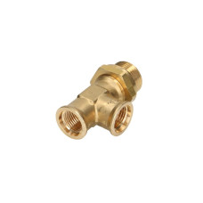Inbinare,tubulatura aer comprimat Racorduri de furtun T-conector M22x15 exterior M16x15 interior metal dimensiune cheie 28 RAUFOSS 623 7982