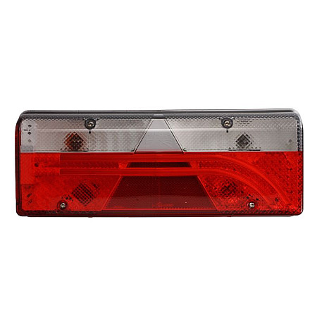 Stop spate Rear lamp L EUROPOINT III 24V with indicator fog light reversing stop parking reflector side clearance connector AMP 7PIN Bayonet ASPOCK A25 7000 541