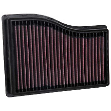 Panou de filtrare (cartus) Panel filter insert   dl  254mm szer  186mm wys 38mm MERCEDES A V177 A W177 B SPORTS TOURER W247 CLA C118 1.3/1.3H/1.4H 03.18- catalogue: www.knfilters.com K&amp;N 33-3132