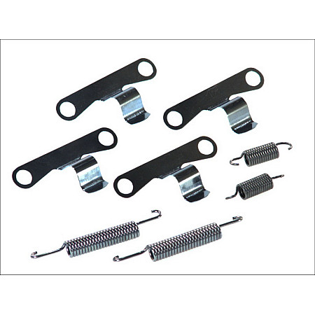 Set accesorii, saboti frana parcare Set de montaj pantofi de frana ATE VOLVO 240 260 740 760 780 940 940 II 960 960 II 2.0-2.9 08.74-10.98 QUICK BRAKE QB105-0594