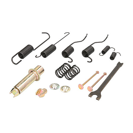 Set accesorii, sabot de frana Set de montaj pantofi de frana KIA K2500 K2500 II K2700 K2700 II K2700 III 2.5D/2.7D 10.99- KOREA U90130