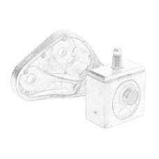 Suport, sistem de esapament Exhaust system hanger  BMW X3 G01 F97 X4 G02 F98 X5 G05 F95 X6 G06 F96 X7 G07 1.6-4.4 08.17- OE BMW 18 20 8 683 823