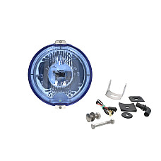 Far Universal headlamp L/R long-range H3/LED 24V diameter 183mm blue plastic chrome position lights wire 0.15 m bulb LEDT4W 24V WESEM HOS2.38817.01