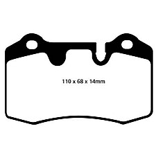 Set placute frana,frana disc Brake pads - tuning Yellow Stuff road approval FERRARI 360 360 SPIDER 599 GTB/GTO 612 SCAGLIETTI F430 F430 SPIDER MASERATI GHIBLI III GRAN TURISMO GRANCABRIO 3.0-6.0 03.99- EBC POLSKA DP41909R