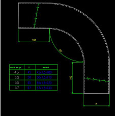 Alte elemente sistem de evacuare U-bend aluminium steel inner diameter: 50mm angle: 90 300 mm ULTER-SPORT SP. Z O.O. 009.RG.50/90