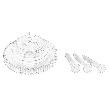 Roata dintata, antrenare lant distributie Pinion arbore OE OPEL 55500071