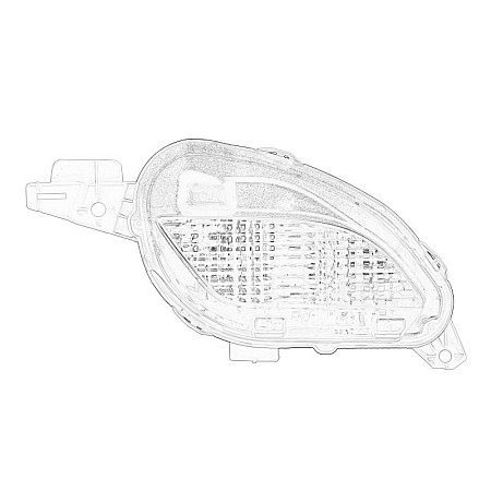 Lampa mers inapoi Lumina inversa Dreapta TOYOTA YARIS YARIS/HATCHBACK 07.14- OE TOYOTA 81581-0D220