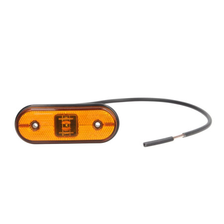 Lampa gabarit Outline marker lights L/R orange LED height 44mm width 119mm depth 18mm surface hose length 500 no hanger 24V ASPOCK A31-2000-014