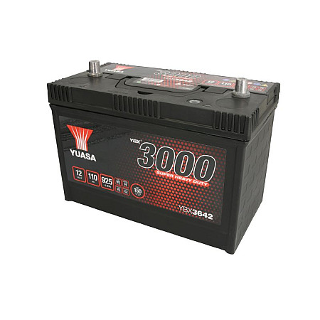 Acumulator Pornire Battery 12V 110Ah/925A 3000 Series Super Heavy Duty R+ Standard 329x173x240 B00 Starting YUASA YBX3642