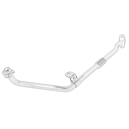 Conducta ulei, incarcare Turbocharger oil return pipe FORD TRANSIT TRANSIT CUSTOM V362 TRANSIT V363 2.2D 09.11- OE FORD 1763026