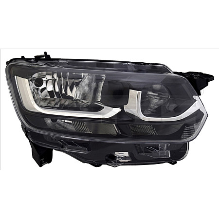 Far Headlamp L H1/H7/W21/5W with motor TOYOTA PROACE CITY 04.19- TYC TYC 20-17992-05-2