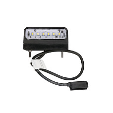 Iluminare numar de circulatie Licence plate lamp REGPOINT II LED 12/24V 48x45x100mm hose length: 500mm ASPOCK A36-3804-004