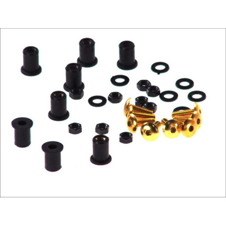 Surub set de suruburi M5x16 carenaj 8. de aur de culoare VICMA VIC-907OR