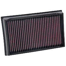Panou de filtrare (cartus) Sports air filter - Panel dl.: 273mm szer.: 169mm wys.:46mm  VW JETTA IV JETTA VII 1.4/1.4H 04.11- K&amp;N FILTERS 33-5084