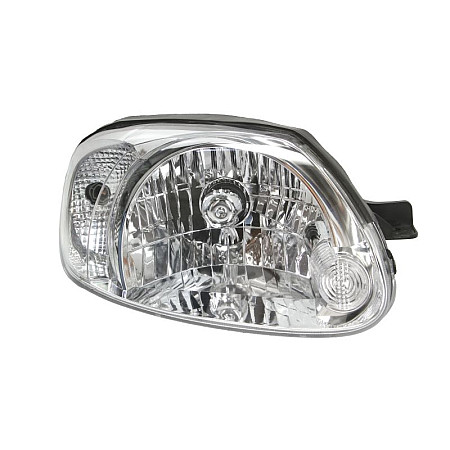 Far Lampa frontala Dreapta H4 electric fara motoras culoare insert: cromat culoare semnalizator: transparent HYUNDAI ACCENT II TYC TYC 20-0577-55-2