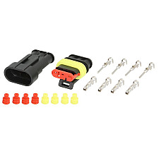 Stecher Mufa de metalica numar pini: 3 24V voltaj pana la 24V HERTH+BUSS PARTI ELECTRICE 50390827