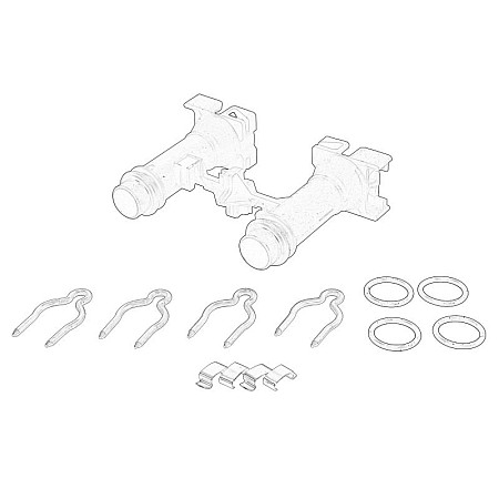 Robinet caldura for all versions with and without A/C OPEL ASTRA G ASTRA G CLASSIC ASTRA G/KOMBI ZAFIRA A 1.2-2.2D 02.98-12.09 OE OPEL 16 18 188