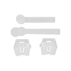 Elemente conexe macara geam diapozitiv regulator fereastra Fata Dreapta/Stanga set SEAT IBIZA III VW BORA BORA I GOLF IV GOLF V 08.97-12.13 ROMIX ROM 20111
