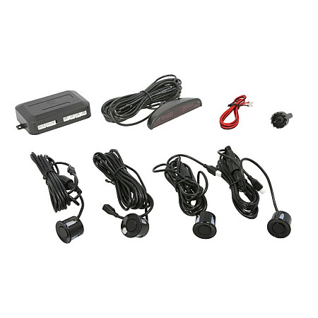 Set sensor parcare Parking sensor set CP5B rear 4 pcs display/horn colour: neagra sensor diameter: 215 mm compatible with towing tongue: yes 12 V possibility of painting M-TECH MMT O158 CP5B